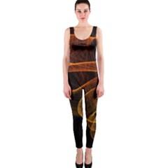 Circle Fractals Pattern One Piece Catsuit