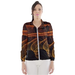 Circle Fractals Pattern Women s Windbreaker