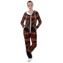 Circle Fractals Pattern Women s Tracksuit