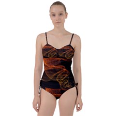 Circle Fractals Pattern Sweetheart Tankini Set by HermanTelo