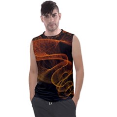 Circle Fractals Pattern Men s Regular Tank Top by HermanTelo