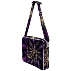 Fractal Flower Floral Abstract Cross Body Office Bag