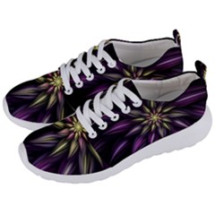 Fractal Flower Floral Abstract Men s Lightweight Sports Shoes