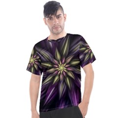 Fractal Flower Floral Abstract Men s Sport Top