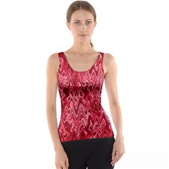 Background Abstract Surface Red Tank Top