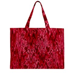 Background Abstract Surface Red Zipper Mini Tote Bag