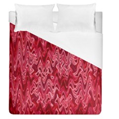 Background Abstract Surface Red Duvet Cover (queen Size)