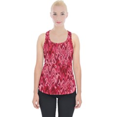 Background Abstract Surface Red Piece Up Tank Top by HermanTelo