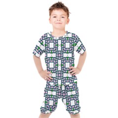 Illustrations Texture Modern Kids  Tee And Shorts Set