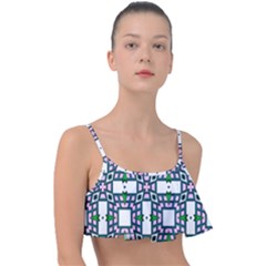 Illustrations Texture Modern Frill Bikini Top