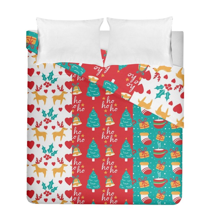 Funny Christmas Pattern Duvet Cover Double Side (Full/ Double Size)