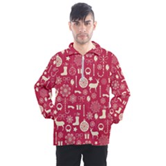 Christmas Pattern Background Men s Half Zip Pullover by Vaneshart