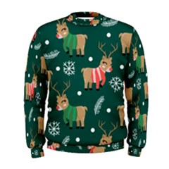 Cute Christmas Pattern Doodl Men s Sweatshirt by Vaneshart