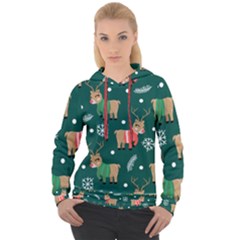 Cute Christmas Pattern Doodl Women s Overhead Hoodie by Vaneshart