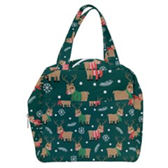 Cute Christmas Pattern Doodl Boxy Hand Bag by Vaneshart