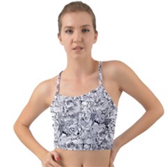 Animal Seamless Pattern Mini Tank Bikini Top