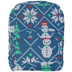 Knitted Christmas Pattern Full Print Backpack