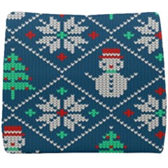 Knitted Christmas Pattern Seat Cushion