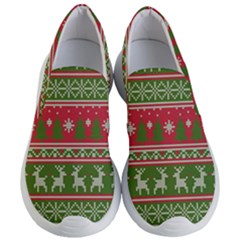 Christmas Knitting Pattern Women s Lightweight Slip Ons by Vaneshart