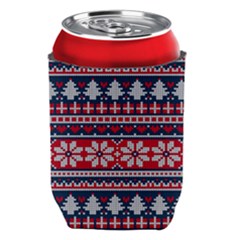 Beautiful Knitted Christmas Pattern Can Holder