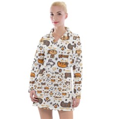 Animal Patterns Safari Women s Long Sleeve Casual Dress by Vaneshart