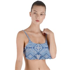 Beautiful Knitted Christmas Pattern Layered Top Bikini Top  by Vaneshart