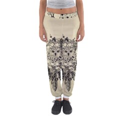 Owl On A Dreamcatcher Women s Jogger Sweatpants by FantasyWorld7