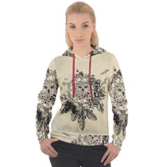 Owl On A Dreamcatcher Women s Overhead Hoodie