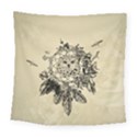 Owl On A Dreamcatcher Square Tapestry (Large) View1