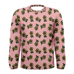 Daisy Pink Men s Long Sleeve Tee by snowwhitegirl