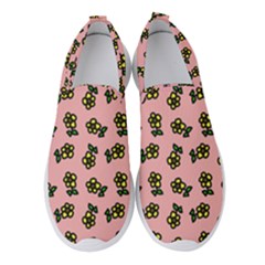 Daisy Pink Women s Slip On Sneakers