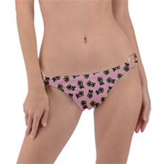 Daisy Pink Ring Detail Bikini Bottom