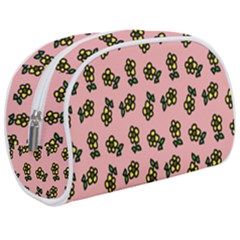 Daisy Pink Makeup Case (medium)