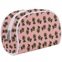 Daisy Pink Makeup Case (large)