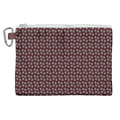 Grey Star Navy Burgundy Canvas Cosmetic Bag (xl) by snowwhitegirl