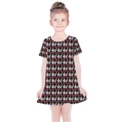 Valentine Girl Black Kids  Simple Cotton Dress by snowwhitegirl