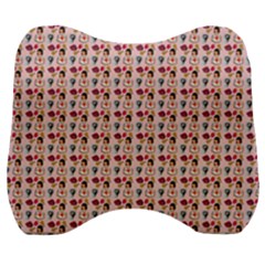 Valentine Girl Pink Velour Head Support Cushion by snowwhitegirl