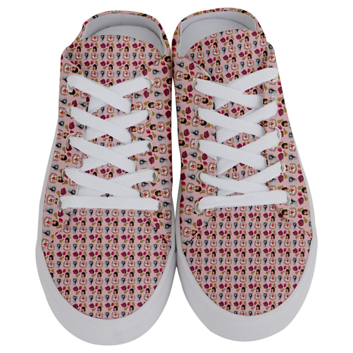 Valentine Girl Pink Half Slippers