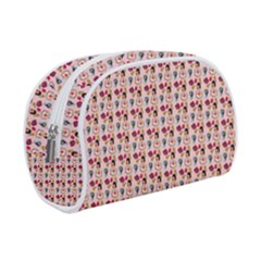 Valentine Girl Pink Makeup Case (small) by snowwhitegirl