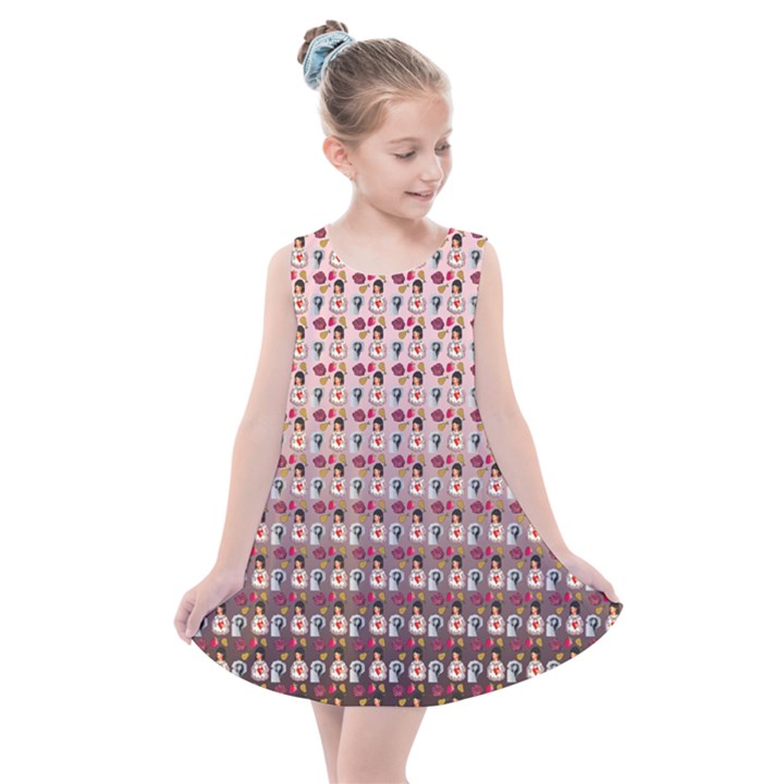 Valentine Girl Pink Ombre Kids  Summer Dress