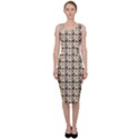 Chrix Pat Beige Sleeveless Pencil Dress View1