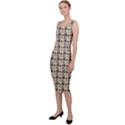 Chrix Pat Beige Sleeveless Pencil Dress View2