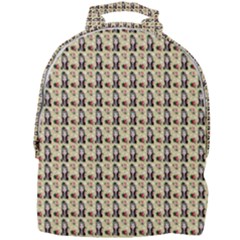 Chrix Pat Beige Mini Full Print Backpack by snowwhitegirl