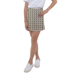 Chrix Pat Beige Kids  Tennis Skirt