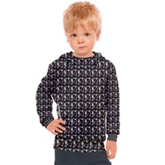 Chrix Pat Black Kids  Hooded Pullover