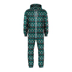 Chrix Pat Teal Hooded Jumpsuit (kids)