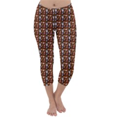 Chrix Pat Russet Capri Winter Leggings  by snowwhitegirl