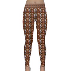 Chrix Pat Russet Classic Yoga Leggings by snowwhitegirl