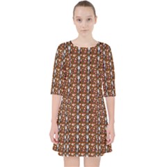 Chrix Pat Russet Pocket Dress