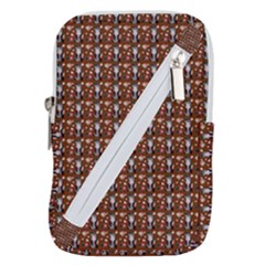 Chrix Pat Russet Belt Pouch Bag (small)